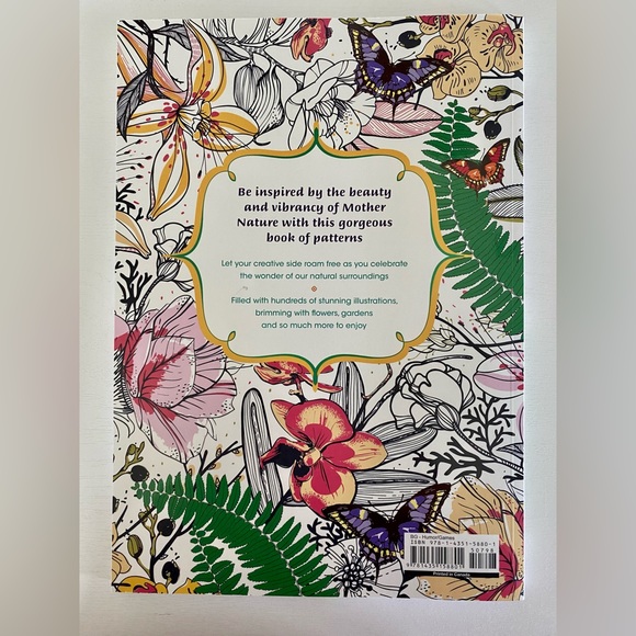 Garden Coloring Book for Adults - Picture 2 of 5